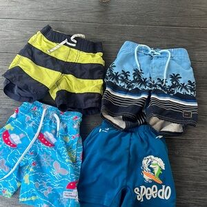 Bundle of Boys 6-12 Months Swim Trunks